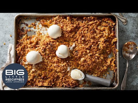 Sheet Pan Apple Crisp | Big Little Recipes