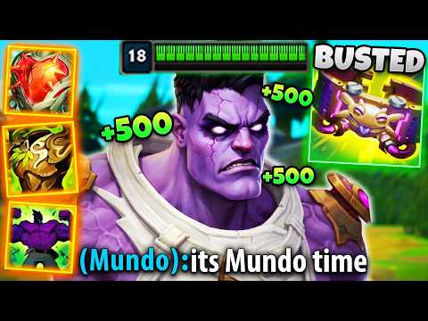 DR. MUNDO IS 100% NOT FAIR RIGHT NOW! THIS NEW TANK ITEM IS SO BUSTED ON HIM (INSANE HEALING)