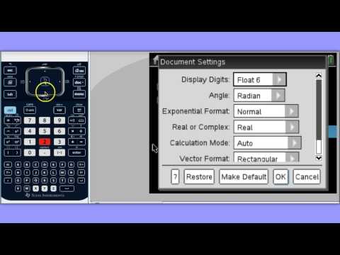 TI-NSpire Quick Tip #36 - Degree Mode