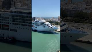 Regent Seven Seas Mariner in Cadiz #regentsevenseas #cruiseship #shorts