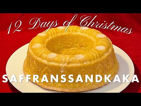 SAFFRANSSANDKAKA | Saffron Sand Cake | 12 Days of Christmas 2023 pt.10
