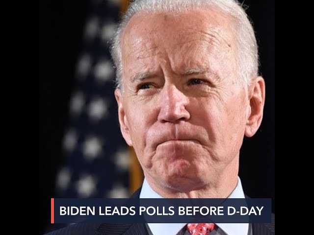 Biden leads in polls going into Election Day but battlegrounds tight