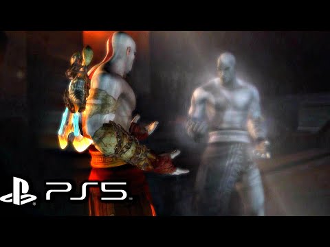 God of War Remastered (PS5) - Shadow Kratos Boss Fight (Ghost of Sparta) 4K 60FPS