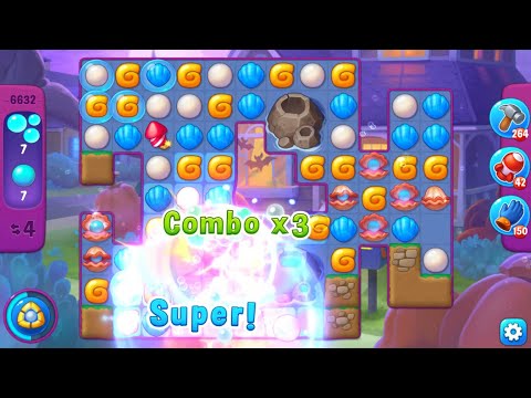 Fishdom 6632 Super Hard Level - 11 moves - NO BooSTERS