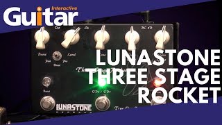 Video thumbnail for Lunastone Three Stage Rocket Pedal | Review by Guitar Interactive Magazine