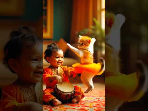 Funny Cat Dance video 😍 Cat Dance 🪩#cat #shortvideo #ai #funny #dance #trendingshorts #shortsfeed