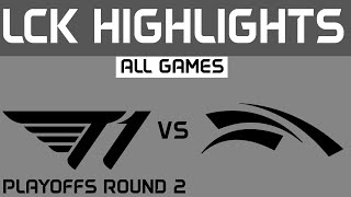 T1 vs HLE Highlights ALL GAMES R2 LCK Spring Playoffs 2024 T1 vs Hanwha Life by Onivia