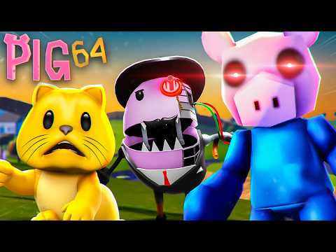 I PLAYED MINITOON'S NEW PIGGY GAME - ROBLOX PIG 64!!