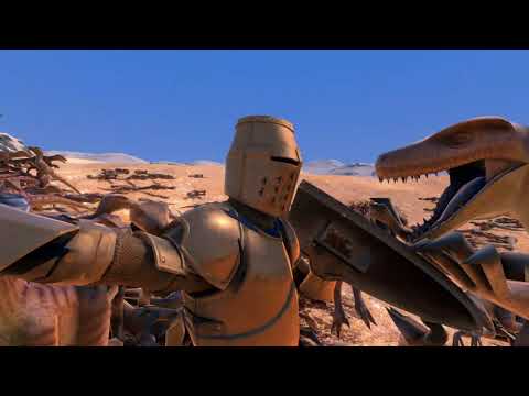 1,500 Golden Knight vs 5,000 Velociraptor | Ultimate Epic Battle Simulator #UEBS