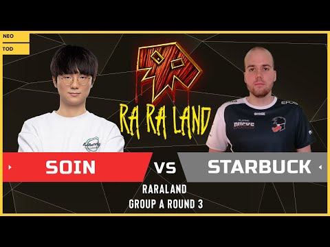 WC3 - RARALAND - Group A Round 3: [ORC] Soin vs Starbuck [RDM]