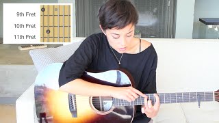 How To Play &quot;Little Worrier&quot; On Guitar (Tutorial &amp; Performance)