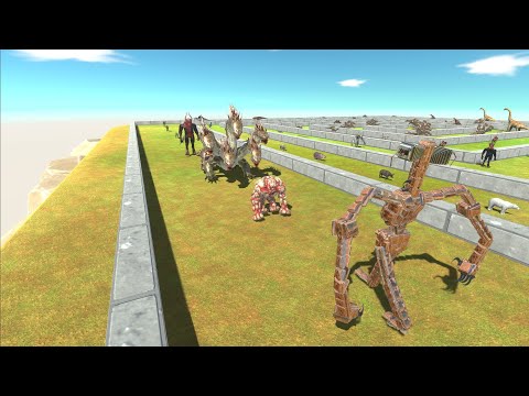 Siren Head DEATHRUN - Animal Revolt Battle Simulator