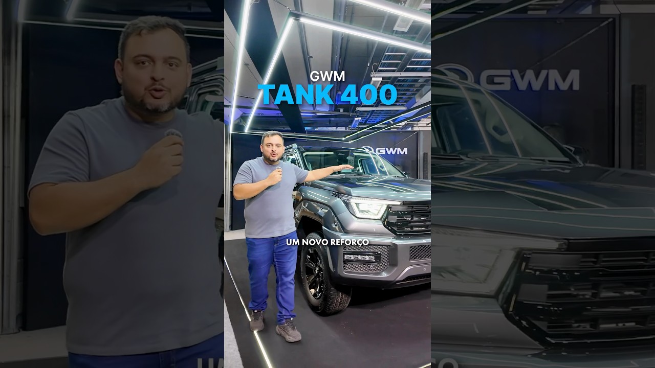 O NOVO GWM TANK 400 É SUV COM BASE DE PICAPE