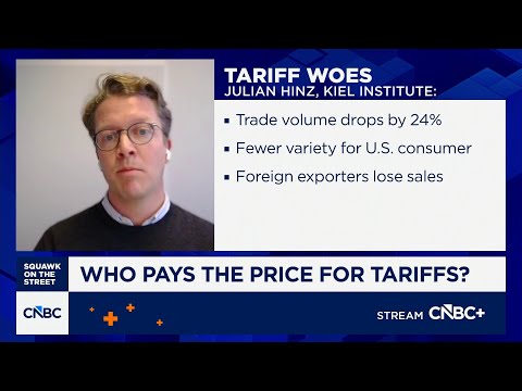 Study shows tariffs have been paid for by the U.S., says Bielefeld University's Julian Hinz