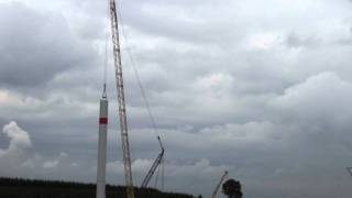 preview picture of video 'Montage éolienne N° 3 Chimonti-Gouvy'