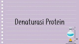 Denaturasi Protein