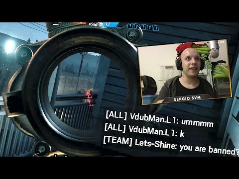 BATTLEYE BANNED MY TEAMMATE! - Rainbow Six Siege