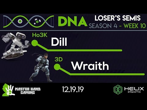 DNA S4:W10 - Ho3K | Dill (ROB) Vs. 3D | Wraith (Snake, Palutena) - L Semifinals