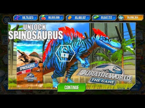 SPINOSAURUS PACK UNLOCK SPINOSAURUS | JURASSIC WORLD THE GAME