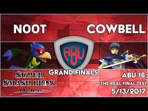 ABU 16: NOOT (Falco) vs. Cowbell (Marth)  - SSBM Singles Grand Finals