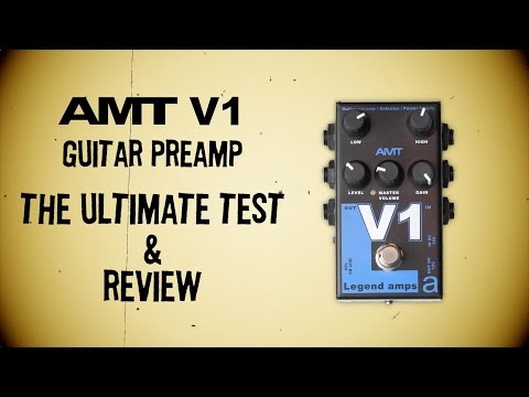 AMT Electronics V1 (VOX) - guitar preamp (distortion/overdrive) (DHL fastest shipping) image 8