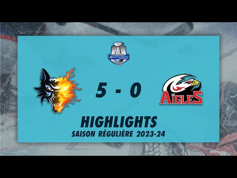 Brûleurs de Loups de Grenoble 5-0 Aigles de Nice - Highlights - Synerglace Ligue Magnus 2023/24