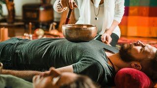 Terapia vibracional com tigelas tibetanas,musica de cura energetica,meditao profunda