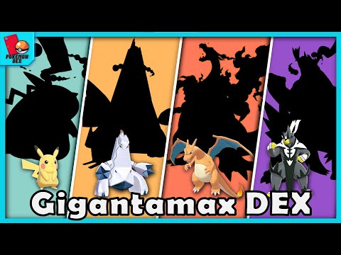 ALL Gigantamax Pokemon Dex | 3D | Pokemon | 4K | Pokemon Sword and Shield #Gigantamax #Urshifu
