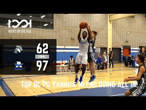 TOP QC PG Yannice Nlend GOING ALL IN! | Amos vs Sec Jean-De-Brebeuf | March 23 2019