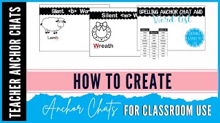 How to Ceate Digital Anchor Chat Tutorial I From Start to Finish I #klassicalcreativityinteaching