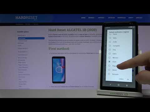 Notification Sounds on ALCATEL 1B (2020) – Verify Default Tones