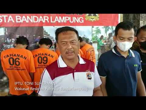 KOMPLOTAN MALING ASAL BANTEN DITANGKAP DI BANDAR LAMPUNG