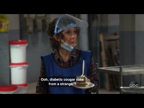 The Conners  Season  3. Ep  3 plastic, trash talk & Darlene Antoinette