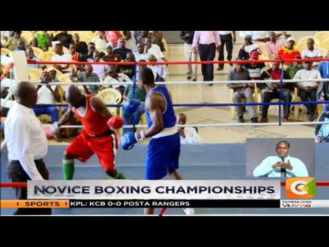 Oyoo knocks out Kola in the men's lightweight at Novice boxing championships