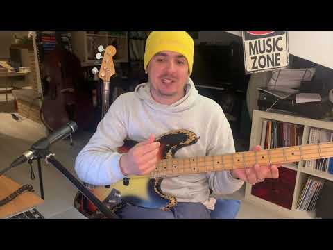 Studio dello "staccato", Ghost e pause di sedicesimi - Lezione basso 112