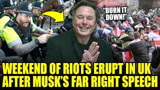 Las protestas estallan en todo el Reino Unido después de que Elon Musk decidiera no dividirse.