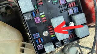 Multifunction Intake Air Sensor, Thermostat Heater Fuse 10A Location Chevrolet Sonic 2012-2020