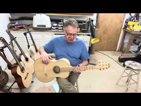 Goodman handmade Martin 0 size -All spruce guitar! Demo video added image 11
