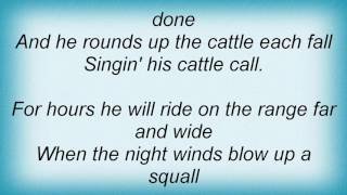 Emmylou Harris - Cattle Call Lyrics