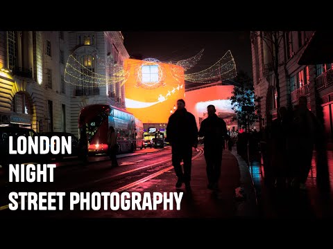 Rainy Night Street Photography - London POV