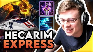 JE SUIS PLUS RAPIDE QU'MBAPPÉ SUR MON HECARIM HYPER CARRY !