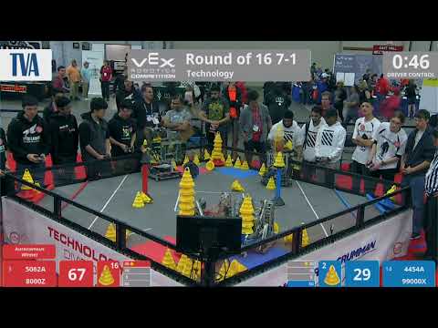 2018 VRC Tech R16 7-1 - 5062A 8000Z vs 4454A 99000X - 114 to 94