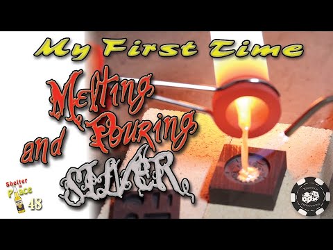 My First Time Melting & Pouring SILVER - pt1