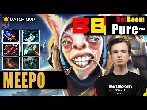 Meepo Safelane | BetBoom.Pure~ | UNEXPECTED MEEPO HARD CARRY | 7.32d Gameplay Highlight