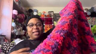 Finished the frogged blanket in no time! #crochet #crochetyarn