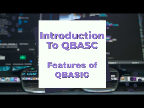 Introduction to QBASIC | Features of QBASIC | Character set (alphabet , numbers, special characters)