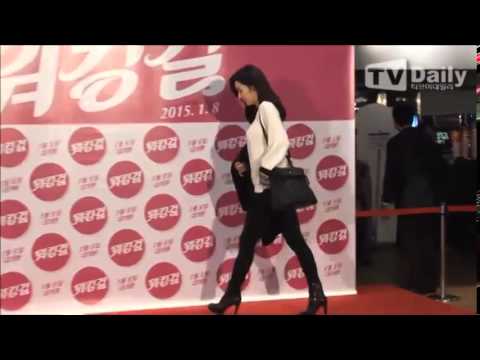 [Tvdaily] 20141229 Lee Jin and Ock Joo Hyun Attends the Premiere of the Movie "Working Girl"