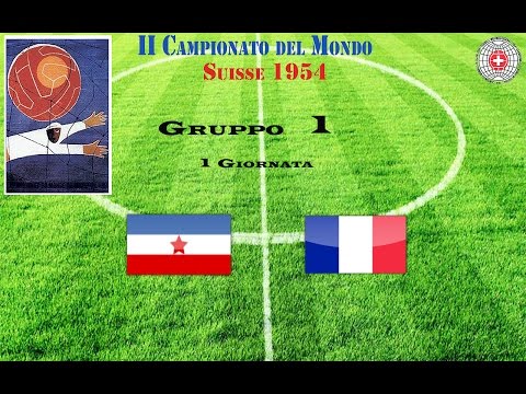 1954 FIFA World Cup - Jugoslavia-Francia highlights (Suisse 1954)
