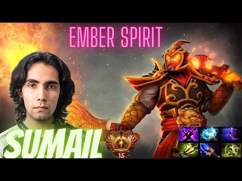 DOTA 2 SUMAIL Mid - Ember Spirit Pro Gameplay (2023) VALVE.