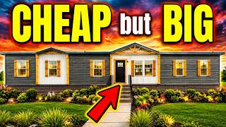 SQFT is WILD in this mobile home BUT the price is NOT! Prefab House Tour